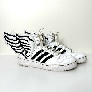 Rare Adidas x Jeremy Scott Wings 2.0 Pixel Sneakers G95769 High Tops Maximalist